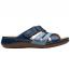 Clarks Cecily Slide Sandal Blue Combi (Women's) 1