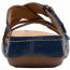 Clarks Cecily Slide Sandal Blue Combi (Women's) 5