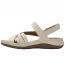 Clarks Cecily Strap Sandal Cream (Women's) 2