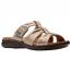 Clarks Kitly Slide Sandal Metallic (Women's)