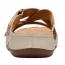 Clarks Cecily Slide Sandal Cream (Women's) 5