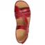 Clarks Cecily Strap Sandal Red (Women's) 3