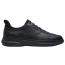 Clarks Mullan Easy Sneaker Black Leather (Men's) 1