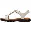 Clarks Kitly Gem Sandal White (Women's) 2