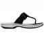Clarks Breeze Cove Flip-Flop Sandal Black (Women's) 1