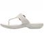 Clarks Breeze Cove Flip-Flop Sandal Off-White (Women's) 2