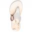 Clarks Breeze Cove Flip-Flop Sandal Off-White (Women's) 3