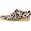 Clarks Wallabee Crepe Chukka Brown Cow Print (Women's) 2