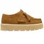 Clarks Meare Walla Platform Wallabee Bronze Suede (Women's) 1