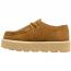 Clarks Meare Walla Platform Wallabee Bronze Suede (Women's) 2