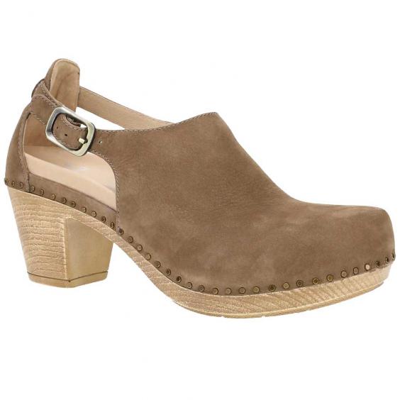 Dansko Sassy Heel Morel Milled Nubuck (Women's)