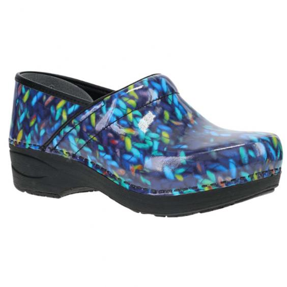 Dansko XP 2.0 Performance Clog Blue Knit Patent (Women's)