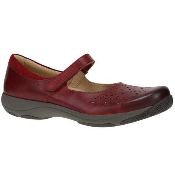 Dansko Stacy Mary Jane Red Waxy Burnished (Women's) Dansko Stacy Mary Jane Red Waxy Burnished (Women's)