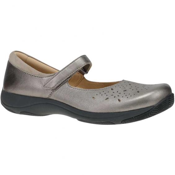 Dansko Stacy Mary Jane Pewter Metallic (Women's)