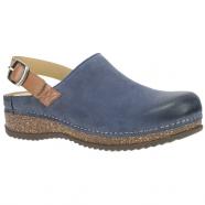 Dansko Merrin Mule Clog Blue Burnished (Women's)