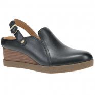 Dansko Sheridan Wedge Clog Black Waterproof Milled (Women's)