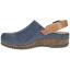 Dansko Merrin Mule Clog Blue Burnished (Women's) 1