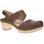 Dansko Lucia Closed-Toe Heel Tan Oiled (Women's)