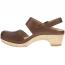 Dansko Lucia Closed-Toe Heel Tan Oiled (Women's) 1