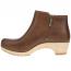 Dansko Lizanne Bootie Tan Oiled (Women's) 1