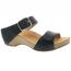 Dansko Tanya Slide Sandal Black Milled (Women's)