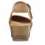 Dansko Tiffani Closed-Toe Wedge Tan Milled (Women's) 5