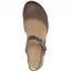 Dansko Tiffani Closed-Toe Wedge Brown Milled (Women's) 2