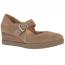 Dansko Sandy Mary-Jane Wedge Morel Waterproof Suede (Women's)