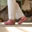 Dansko Platform Pro Clog Rose Burnished Nubuck (Women's) 4