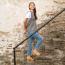 Danslo Ingrid Clog Honey Distressed (Women's) 5