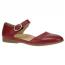 Dansko Liv Mary Jane Flat Red Nappa (Women's)