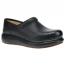 Dansko Platform Pro Clog Black Burnished Nubuck (Women's)