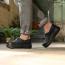Dansko Platform Pro Clog Black Burnished Nubuck (Women's) 4