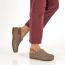Dansko Merrin Mule Clog Stone Embossed Suede (Women's) 5