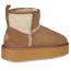 EMU Australia Stinger Knit Flatform Boot Chestnut (Women's) 5