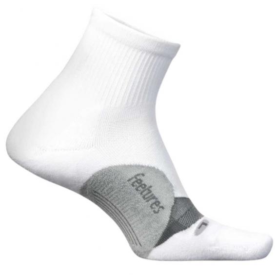 Feetures Elite Light Cushion Quarter White (Unisex)