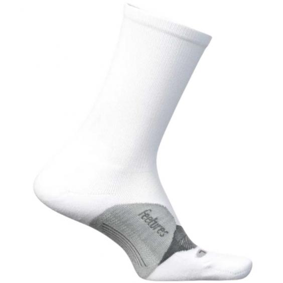 Feetures Elite Light Cushion Mini Crew White (Unisex)