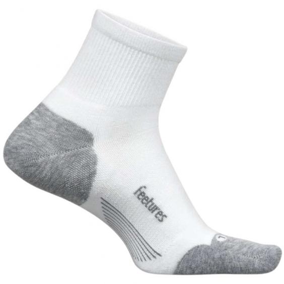 Feetures Elite Max Cushion Quarter White (Unisex)