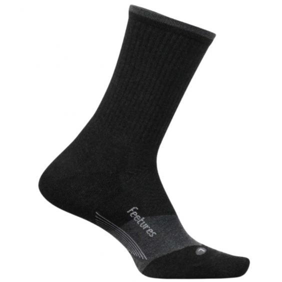 Feetures Elite Trail Mini Crew Max Cushion Charcoal (Unisex)