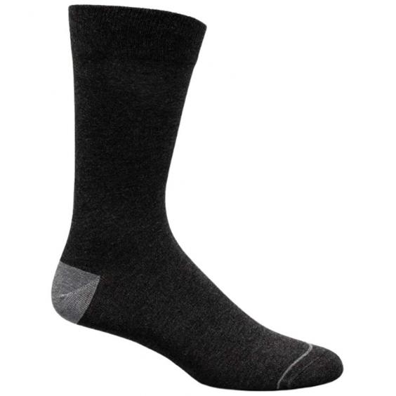 Florsheim Bamboo Flat Plain Sock Charcoal (Men's)