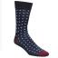 Florsheim Novelty Poker Socks Navy (Men's)