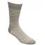 Florsheim Heather Stripe Dress Crew Sock Taupe (Men's)