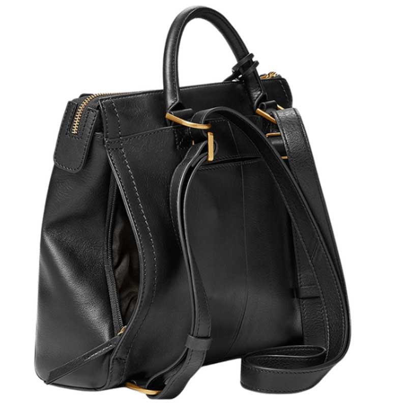 Parker Backpack - Full Grain Leather - Black Onyx (Black)
