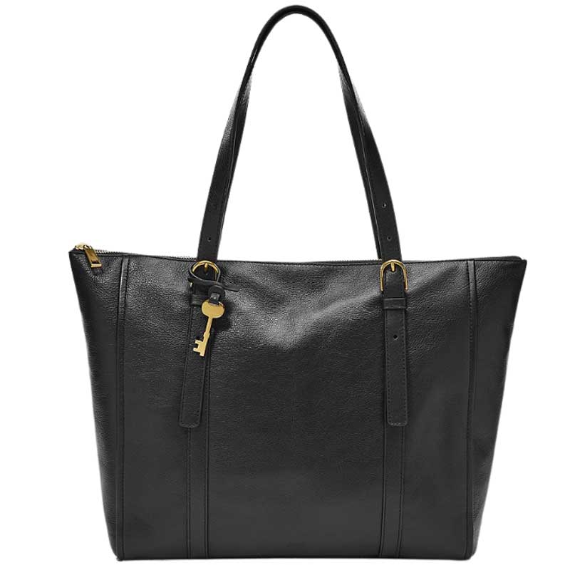Fossil Carlie Tote Black ZB1773001 (Women's)