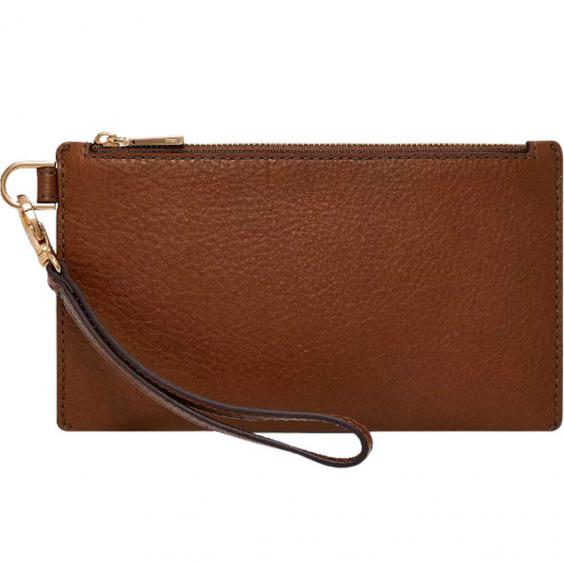 Fossil Small Wristlet Brown