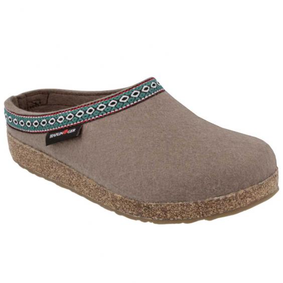 Haflinger GZ Clog Truffle (Women's)