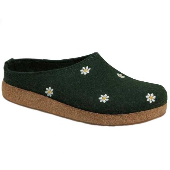 Haflinger Margherita Clog Green (Women's)