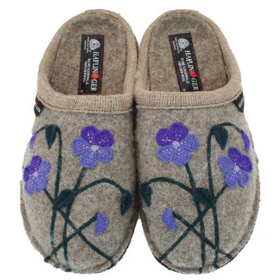 Haflinger Viola Slipper Beige (Women's)