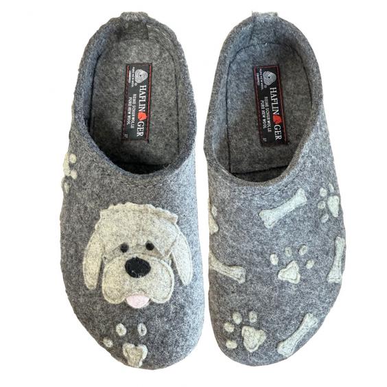 Haflinger Doodle Clog Grey (Women's)