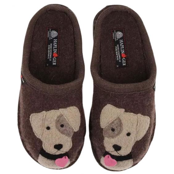 Haflinger Rudi Slipper Smokey Brown (Women's)